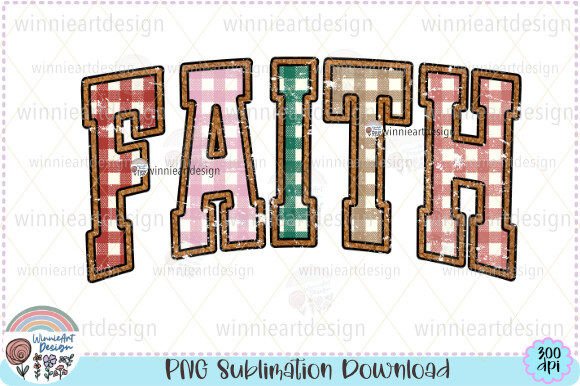 Christian Quote Retro Sublimation Faith for T-Shirt Designs