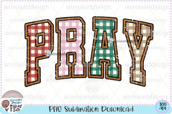Christian Quote Retro Sublimation Pray for T-Shirt Designs