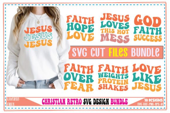 Christian Retro SVG Bundle Vol-01: T-Shirt Designs Review