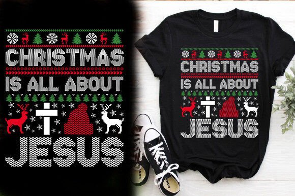 CHRISTMAS is ALL ABOUT JESUS T-Shirt Designs Review