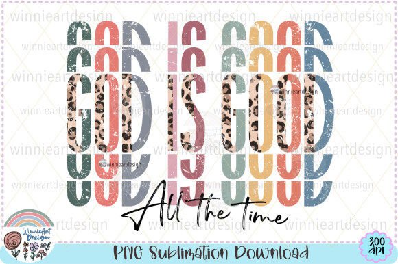 God is Good Retro Christian Quote PNG – Real Craft Review