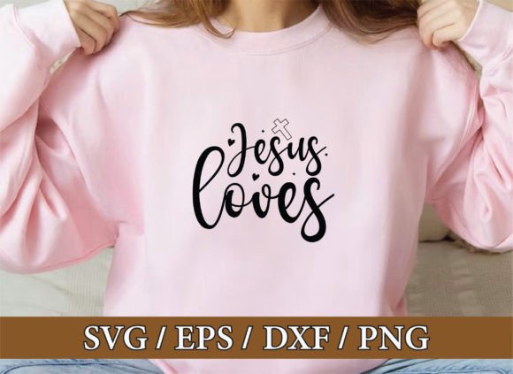 Jesus Loves Christian SVG Bundle for T-Shirt Designs