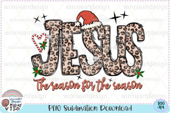 Jesus the Reason for the Season Xmas PNG