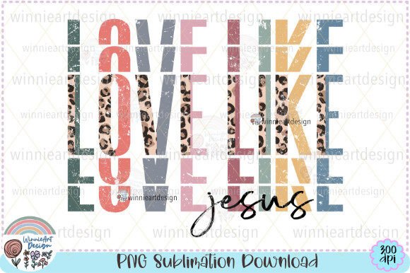 Love Like Jesus Christian Quote Retro T-Shirt Designs Review